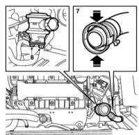 5.5.3 Снятие и установка лямбда-зондов Saab 95
