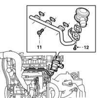 5.5.4 Снятие и установка компонентов системы SAI Saab 95