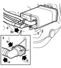 5.5.5 Снятие и установка компонентов системы EVAP Saab 95
