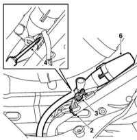 5.5.5 Снятие и установка компонентов системы EVAP Saab 95