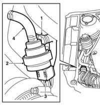 5.5.5 Снятие и установка компонентов системы EVAP Saab 95