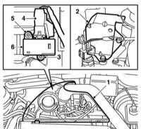 6.1.6 Снятие и установка датчиков системы управления двигателем Saab 95