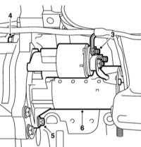 6.3.7 Снятие и установка стартёра Saab 95