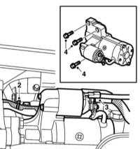 6.3.7 Снятие и установка стартёра Saab 95