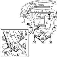 7.6 Снятие и установка РКПП 4-цилиндровых двигателей Saab 95