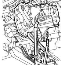 7.6 Снятие и установка РКПП 4-цилиндровых двигателей Saab 95