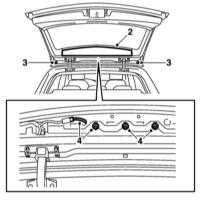 12.1.3 Снятие и установка спойлеров Saab 95
