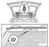 12.1.3 Снятие и установка спойлеров Saab 95