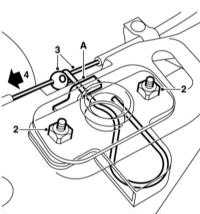 12.1.9 Снятие и установка капота и его замка Saab 95