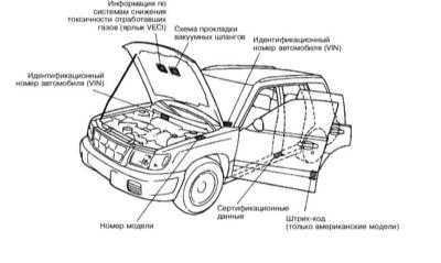 1.2 Идентификационные номера автомобиля Subaru Forester