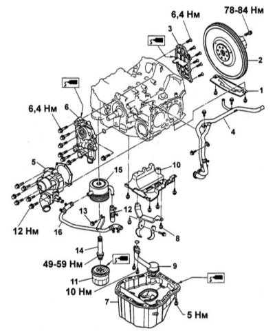 4.14 Обслуживание блока цилиндров Subaru Forester