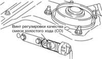 3.13 Проверка и регулировка состава смеси холостого хода, - корме моделей,   оборудованных каталитическим преобразователем Subaru Legacy Outback