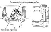 3.26 Замена смазок заднего и переднего дифференциала Subaru Legacy Outback