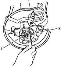 10.3.5 Ступица колеса (включая подшипник колеса) Сузуки Гранд Витара