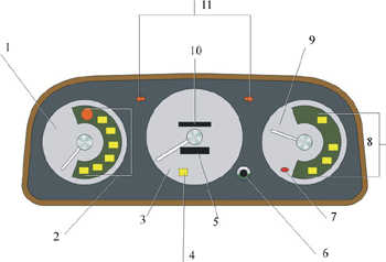 1.4.1 Комбинация приборов Toyota Corolla