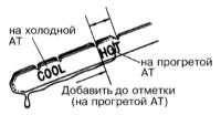 3.6 Проверка уровня рабочей жидкости АТ Toyota Land Cruiser