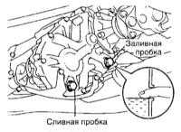 3.17 Проверка уровня смазки в раздаточной коробке Toyota Land Cruiser