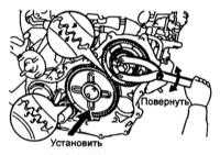 4.3.4 Снятие и установка зубчатых колес привода ГРМ Toyota Land Cruiser