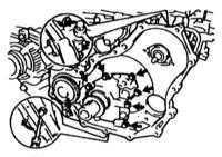 4.3.9 Снятие, проверка состояния и установка масляного насоса Toyota Land Cruiser