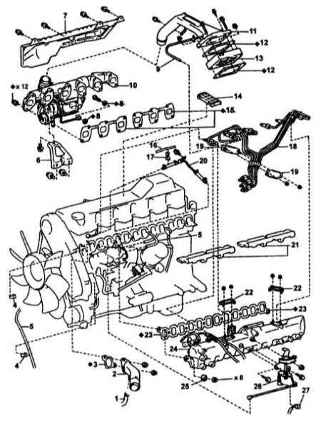 4.3.12 Снятие, установка, разборка и сборка головки цилиндров Toyota Land Cruiser