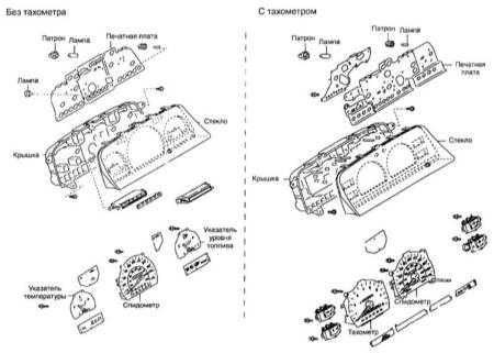 14.20 Снятие и установка комбинации приборов Toyota Land Cruiser