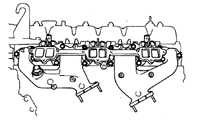 3.1.8 Всасывающий и выпускной коллекторы Toyota Land Cruiser