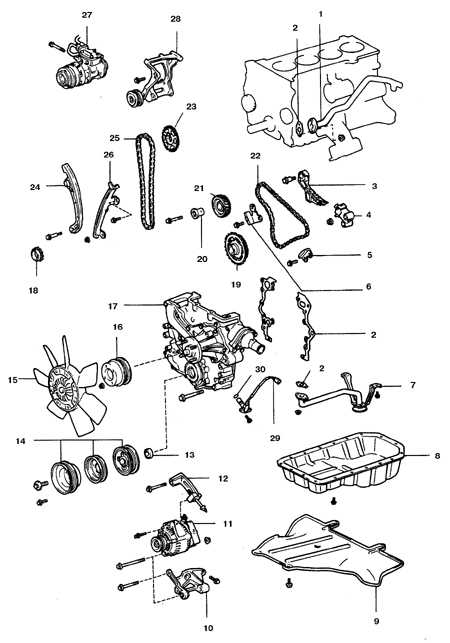 3.1.9 Крышка цепного привода распредвалов Toyota 4runner