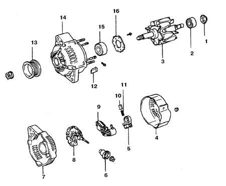 11.10.2 Детали генератора Toyota 4runner