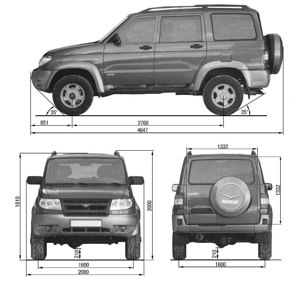 ���������� ������� ���������� UAZ Patriot