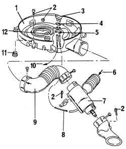 5.4.1 Проверка деталей системы впрыска Mono-Motronic Фольксваген Поло 1994-2001