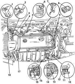 6.0 Система впрыска топлива двигателя VR6 Volkswagen Sharan