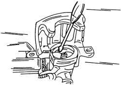 15.3.4 Разборка и сборка тормозного механизма заднего колеса Volkswagen Sharan