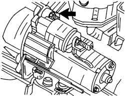 16.3.3 Снятие и установка стартера Volkswagen Sharan