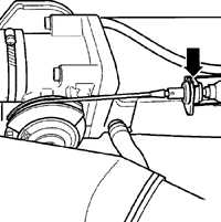 4.1.3 Регулировка троса акселератора Volkswagen Golf IV