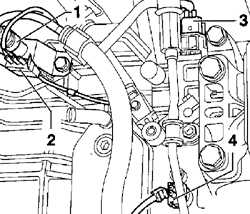 8.2 Снятие и установка автоматической коробки передач Volkswagen Golf IV
