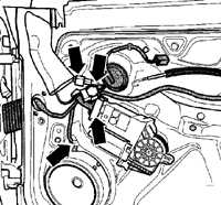 13.15.8 Снятие и установка кронштейна двери Volkswagen Golf IV