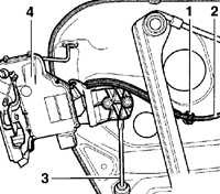 13.15.11 Снятие и установка замка двери Volkswagen Golf IV