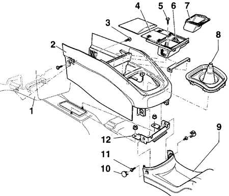 13.19.1 Центральная консоль Volkswagen Golf IV