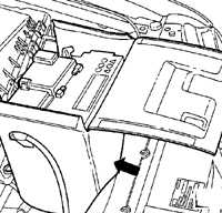 14.5.4 Снятие аккумулятора Volkswagen Golf IV