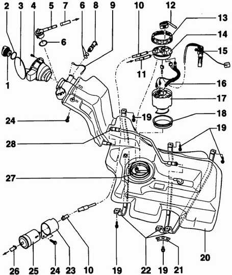 5.0 Топливная система Volkswagen Passat B5
