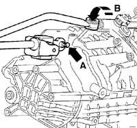 8.2.2 Снятие коробки передач Volkswagen Passat B5