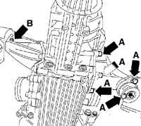 8.2.2 Снятие коробки передач Volkswagen Passat B5