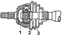 9.1.8 Замена наружного шарнира равных угловых скоростей Volkswagen Passat B5