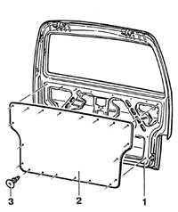 9.5 Задняя дверь Volkswagen Transporter
